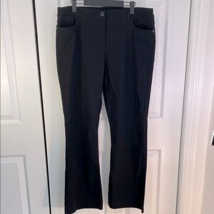 2 for $25 - Reitmans Jeans-look Bootcut Trousers, Dress Pants in Black, 15 Plus